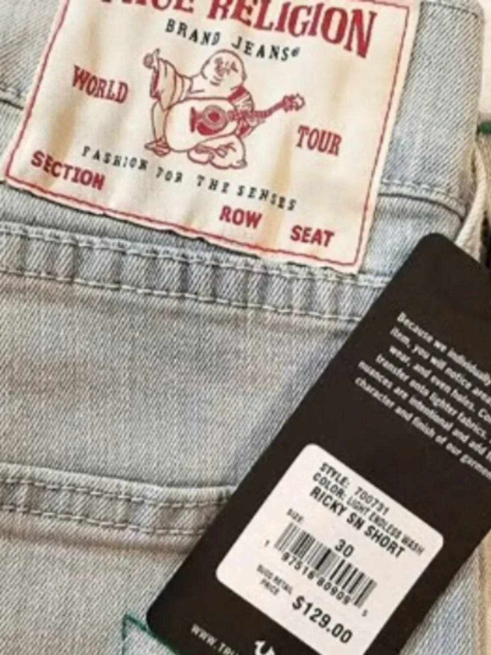 True Religion Denim Shorts